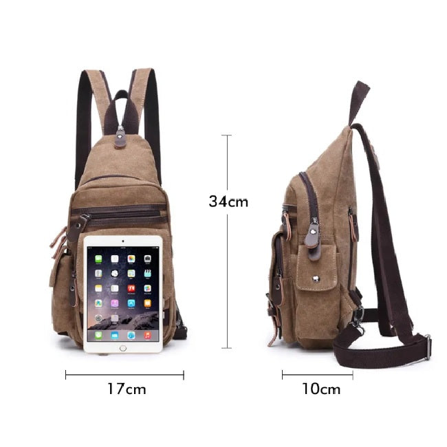Mochila y cruzada Brújula