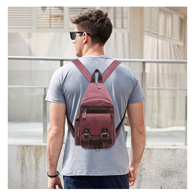 Mochila y cruzada Brújula