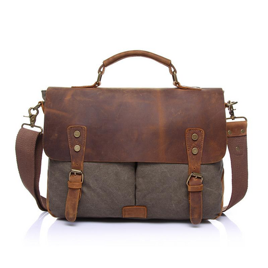 Bolso Morral Huemul verde — frente