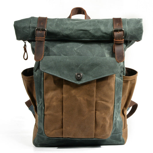 Mochila Cumbre verde — frente