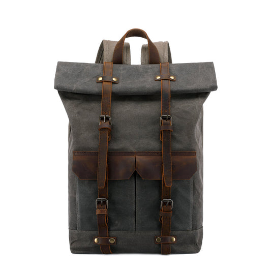 Mochila Queule gris — frente