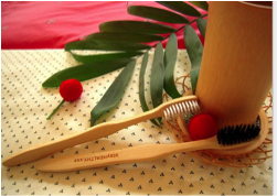 Cepillo de dientes de bamboo